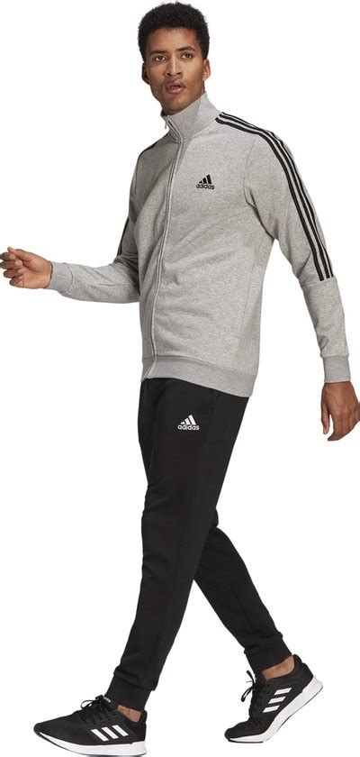 grijs adidas trainingspak 3stripes|Adidas trainers nl.